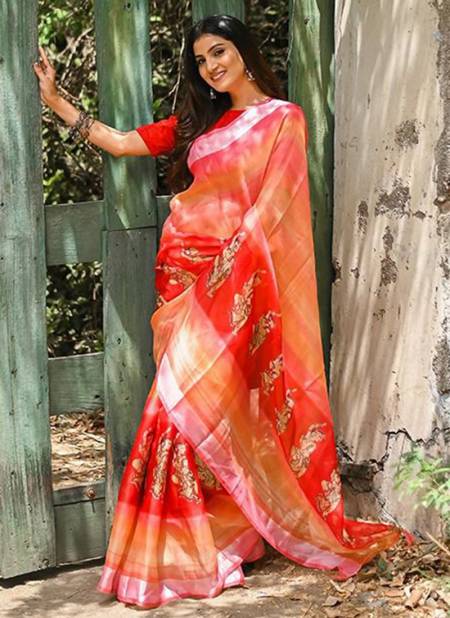Multi Colour ASHIMA FINELADY New Designer Fancy Casual Wear Printed Saree Collection 3502